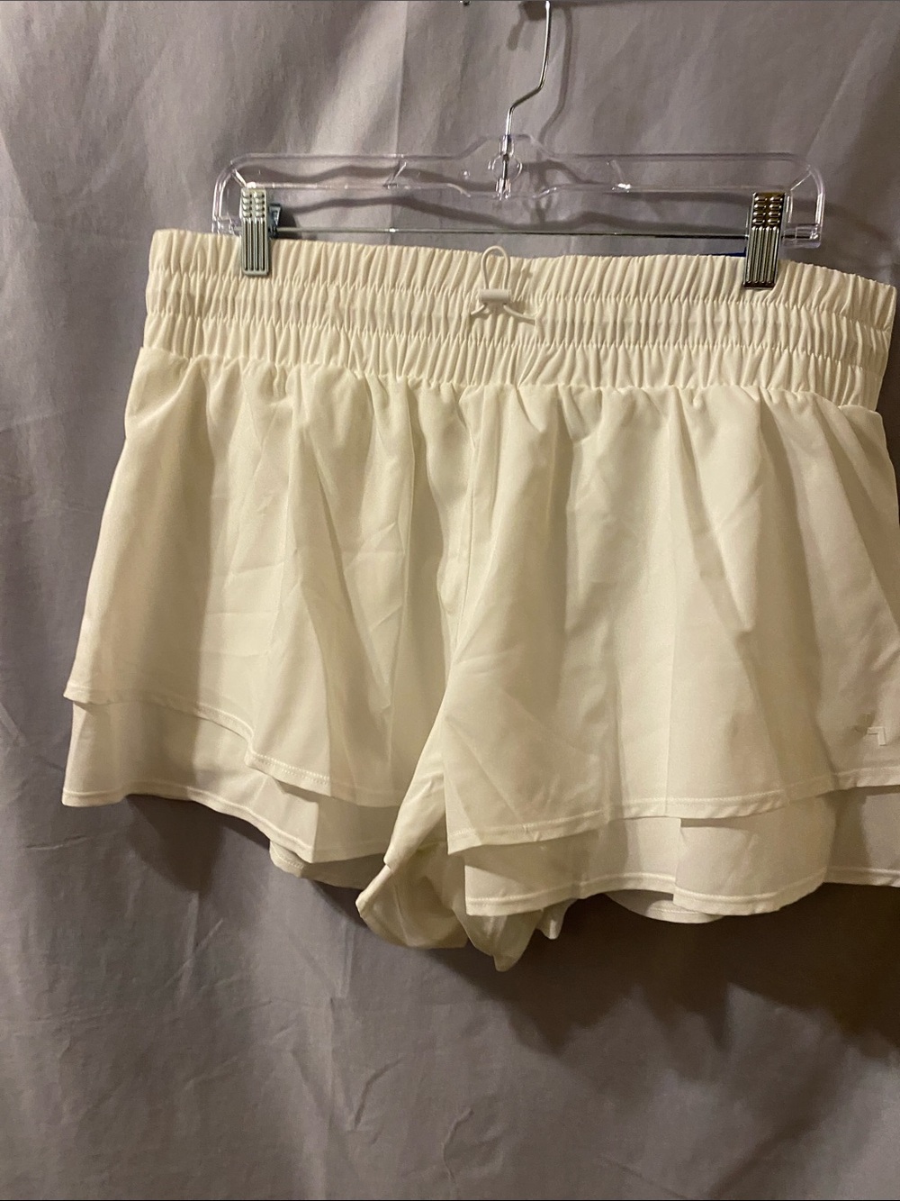 Target Women's Cream Double-Layer Athletic Skort